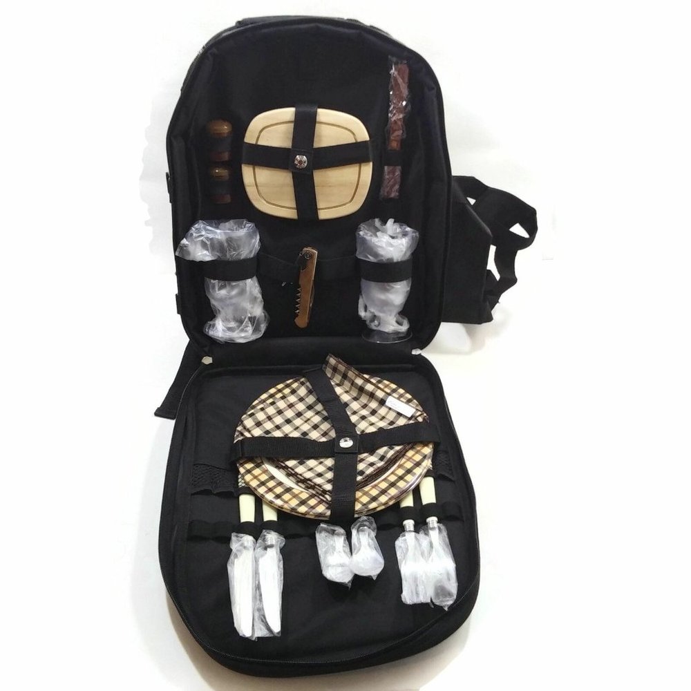 Two-Person Picnic Backpack At Ascot Travel Outdoor Hiking Bag Camping Handbag Eq